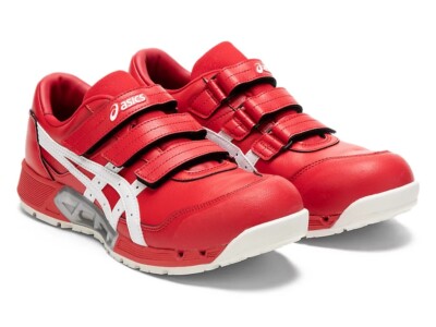 ASICS WIN JOB CP305 AC 1271A035 601 Width 3E Classic Red White
