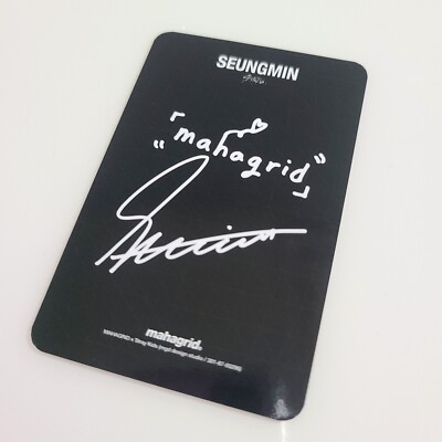 STRAY KIDS 2nd MAHAGRID Limited Official Photo Card | eBay