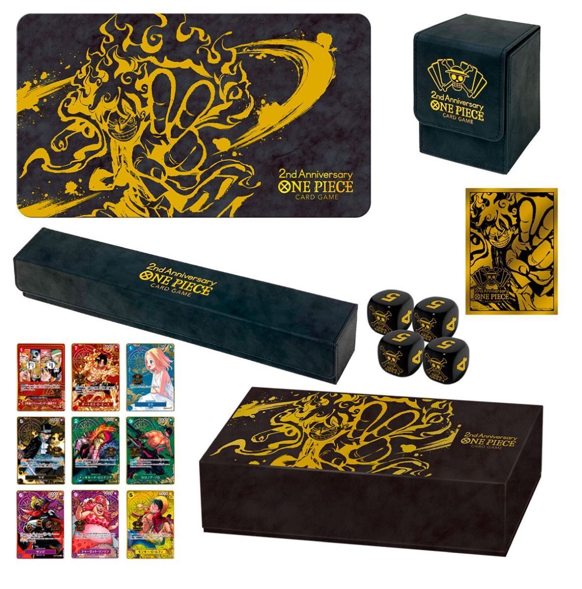 Bandai ONE PIECE Card Game 2nd ANNIVERSARY SET Collection Japanese