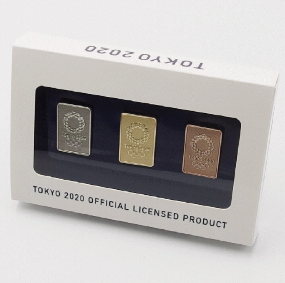 TOKYO 2020 Olympic Pin Badge Sets 3PC Official license product NEW