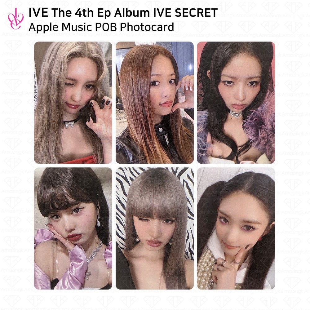 IVE 4th EP Album IVE SECRET Applemusic POB Photocard WONYOUNG REI