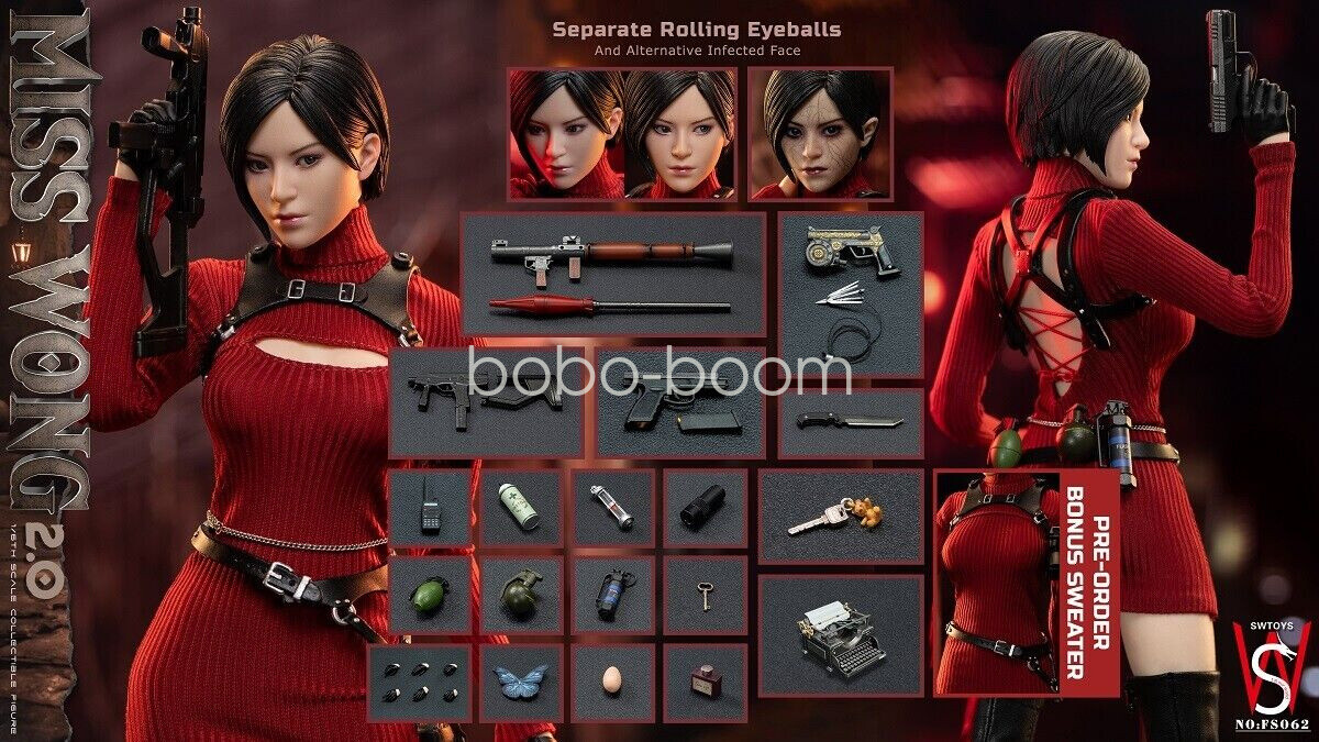 Pre-order SWTOYS FS062 1/6 Resident Evil Ada Wong 2.0 Female