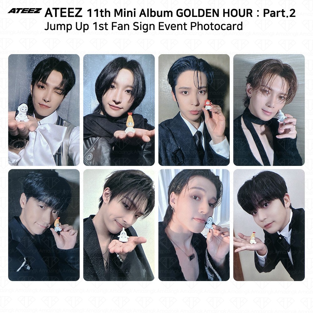 ATEEZ Golden Hour Part.2 Fan Sign Event Photocard AppleMusic