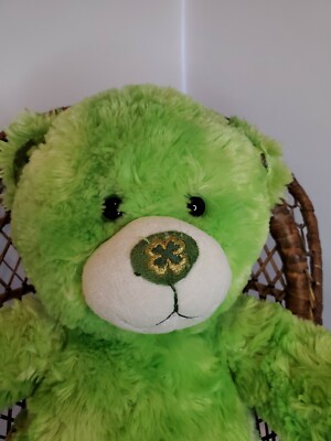 Build-A-Bear Workshop 緑色クマのぬいぐるみ Bearclops Stuffed