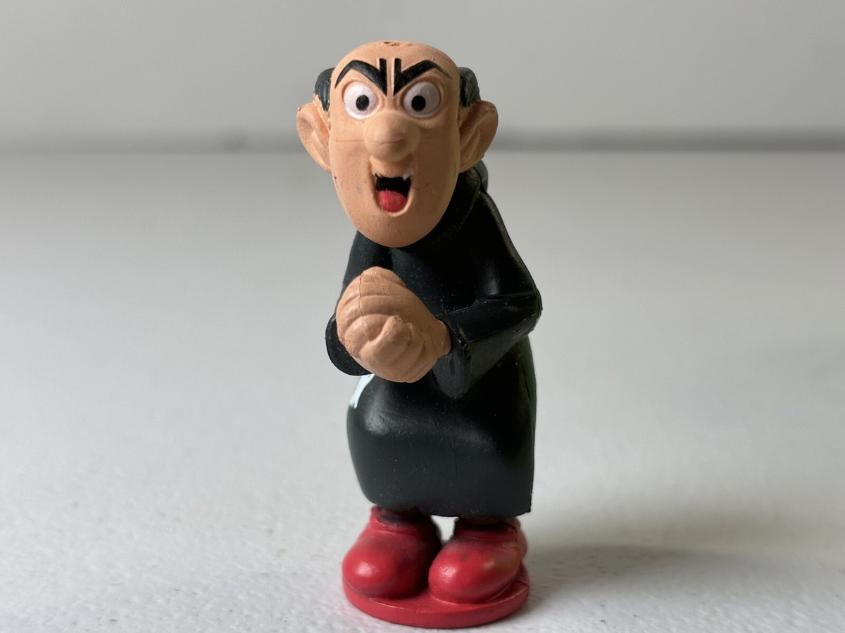 80s Vintage Gargamel Wizard Enemy Witch Of The Smurfs Toy Figure