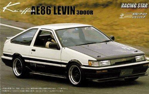 Rare kit Fujimi 1/24 Keiichi Tsuchiya Kei Office Toyota AE86 Levin
