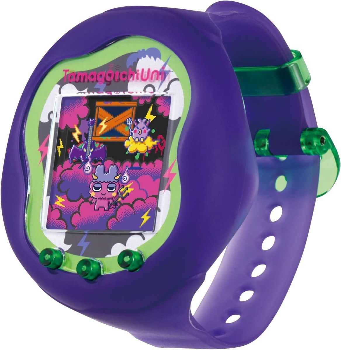 Tamagotchi Uni 紫色 USBケーブル付き たまごっち (O) Tamagotchi Uni