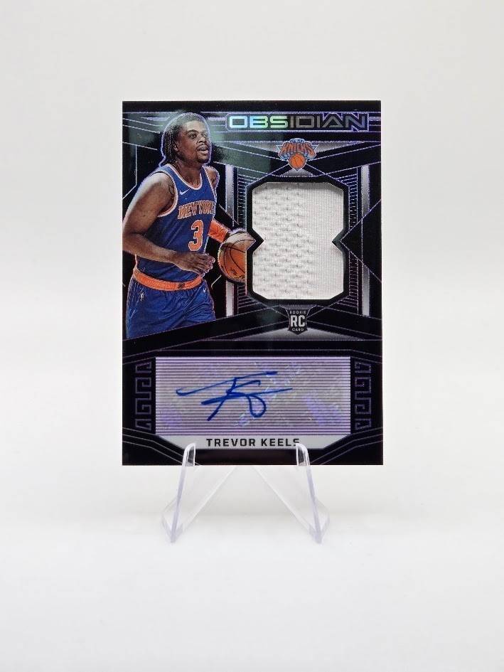 Trevor Keels 2022-23 Panini Obsidian RC Auto Patch SP /75 #221