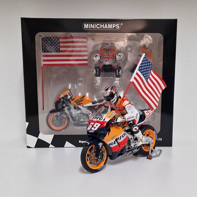 MINICHAMPS 1:12 Model MotoGP Die Cast Honda RC211V N. Hayden 2006