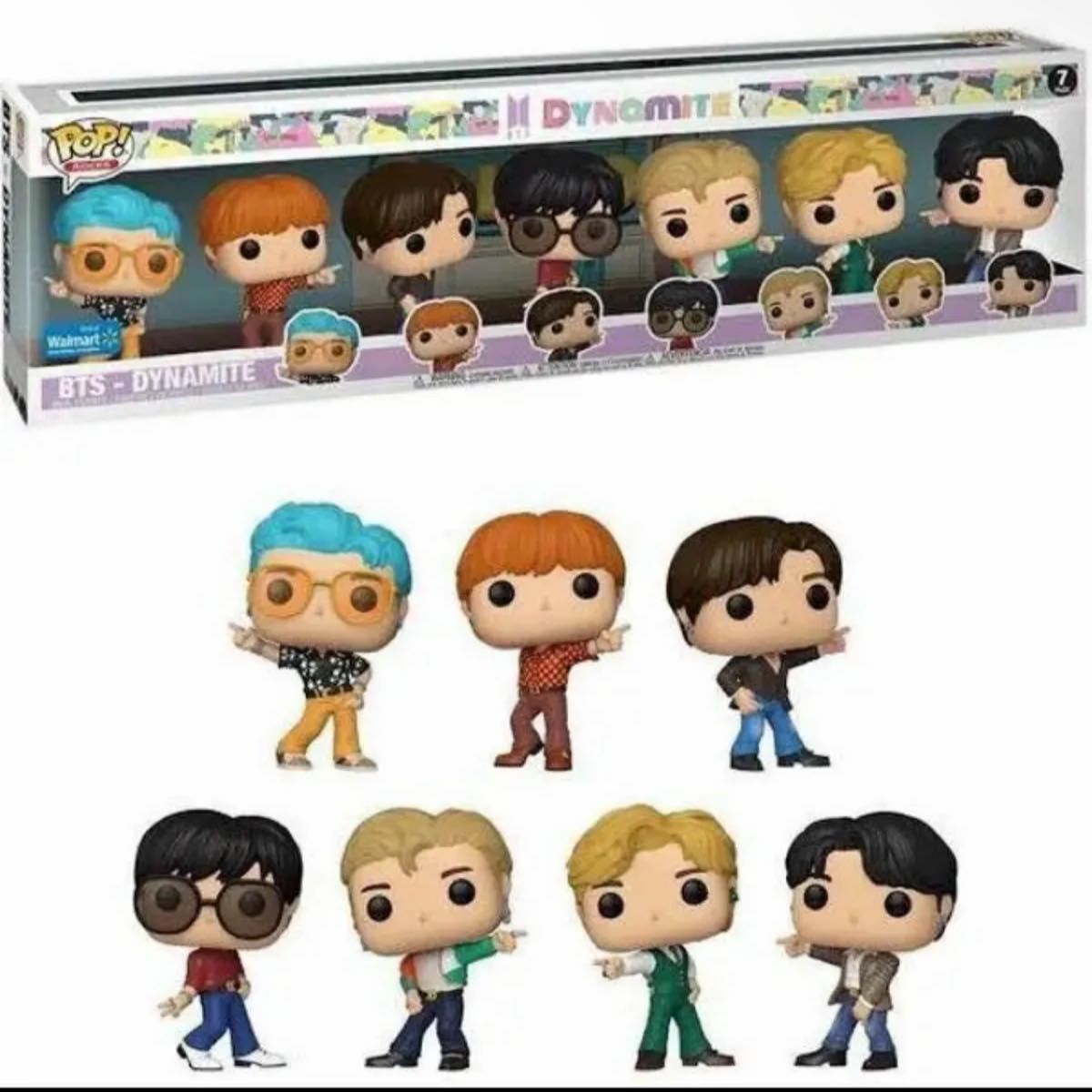 Funko Pop! Rocks Vinyl Figures: BTS – Dynamite – 7 Pack - KPop