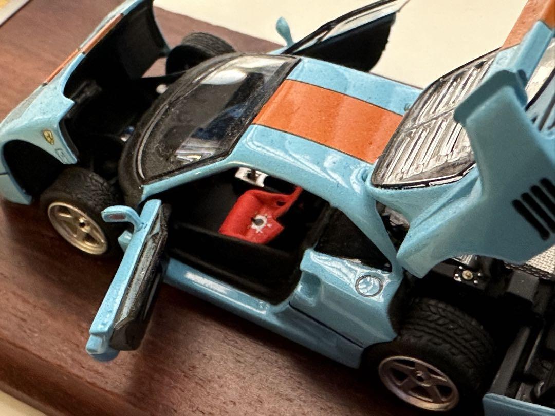 1/64 PGM Ferrari F40 LM Gulf Blue Full Open Regular PGM-640602 | eBay
