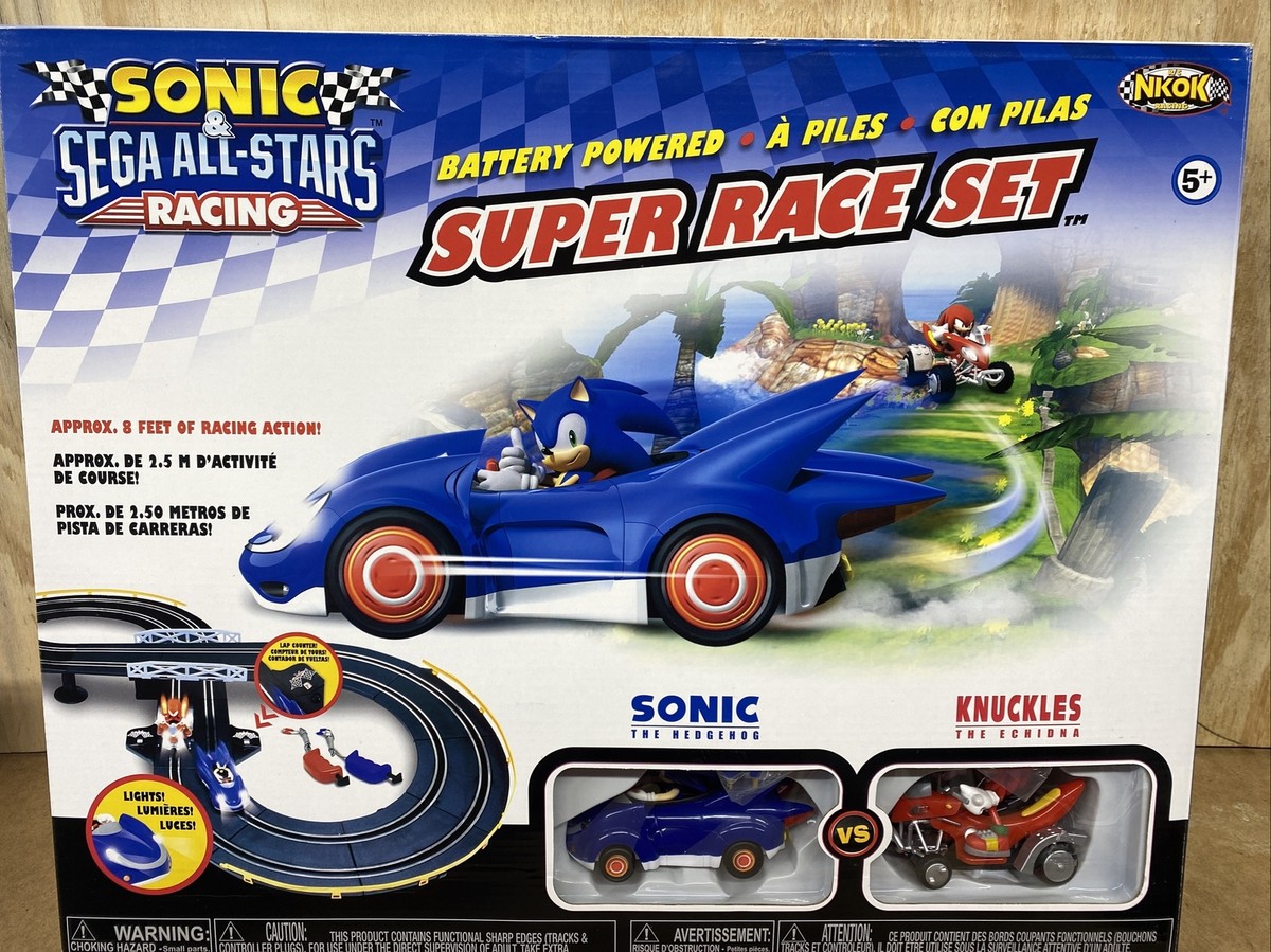 Sonic The Hedgehog Sega All-Stars Racing Super Race Set Slot Car