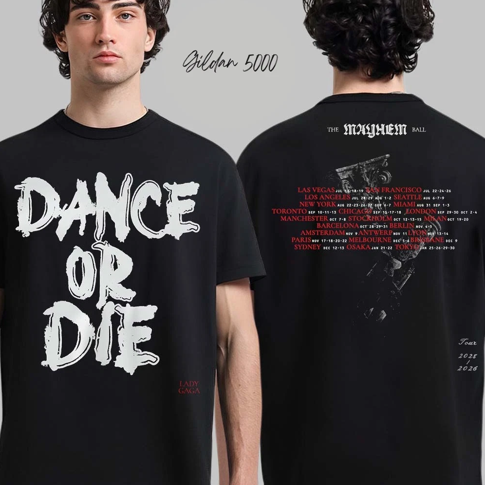 Lady Gaga The Mayhem Ball Tour 2025 2026 Exclusive Merch Dance Or