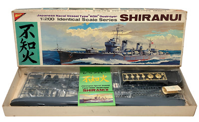 Shiranui Nichimo 1/200 Kit Japanese Naval Vessel type destroyer