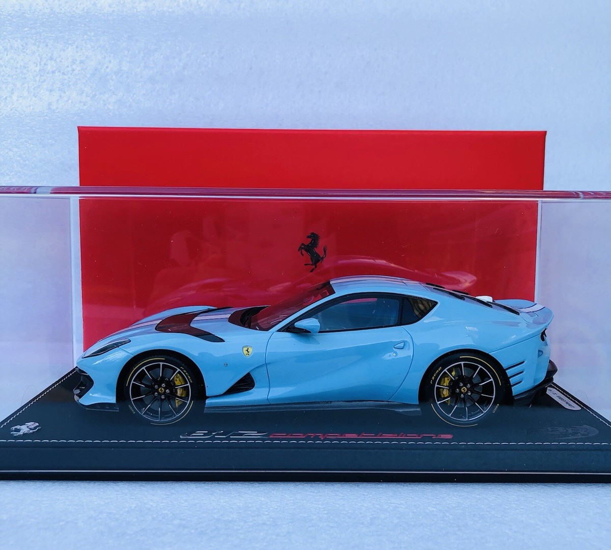 1/18 BBR Ferrari 812 Competizione Light Blue La Plata limited 48
