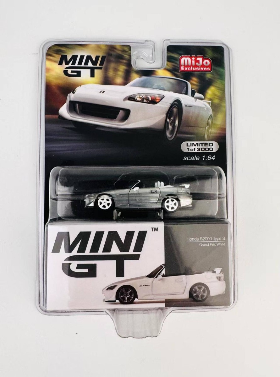 Mini GT 1:64 Honda S2000 AP2 Type S Grand Prix White 349 MGT00349