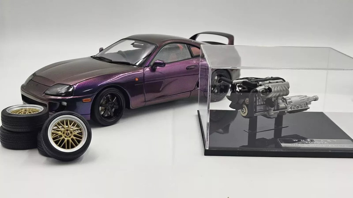 WHELART 1/18 Toyota Supra A80 Full-open type Midnight Purple