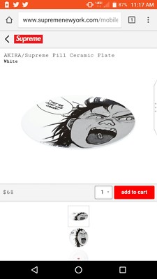 AKIRA Supreme Pill Ceramic Plate by Katsuhrio Otomo | eBay