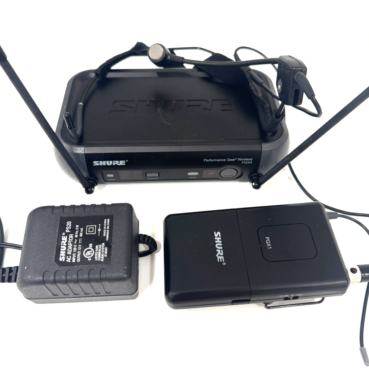 SHURE PGX1 PGX4 PERFORMANCE GEAR WIRELESS TRANSMITTER RECEIVER