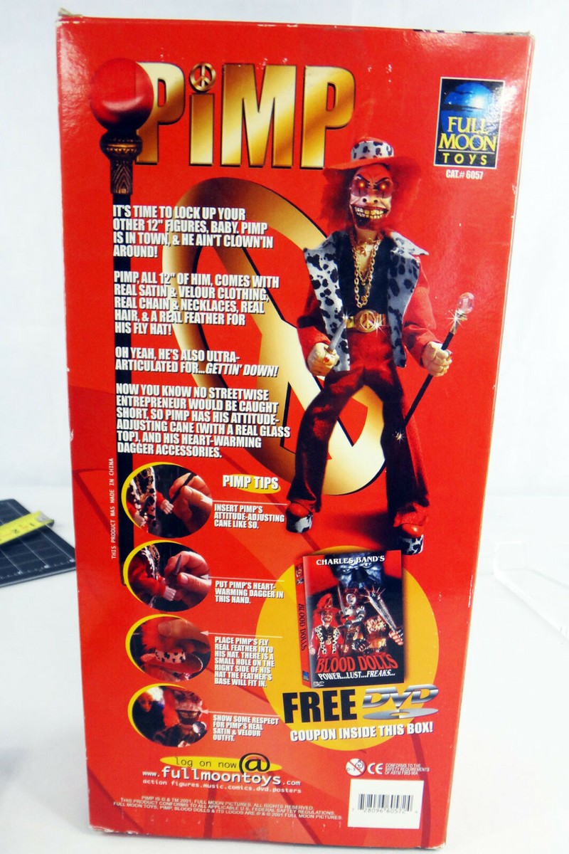PIMP Blood doll evil clown 1990s horror movie dvd full moon toy