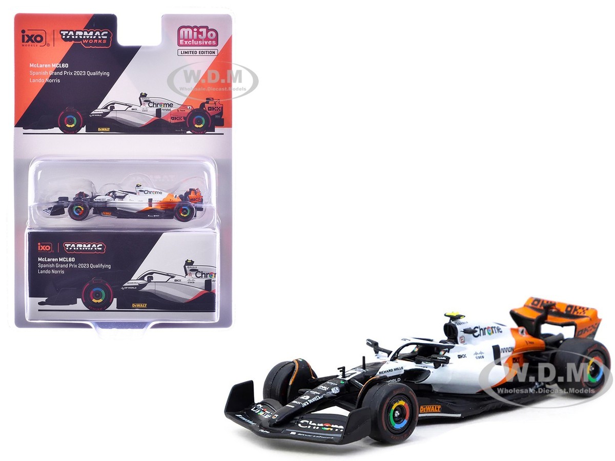 MCLAREN MCL60 #4 F1 SPANISH GP QUALIFYING 2023 1/64 TARMAC WORKS