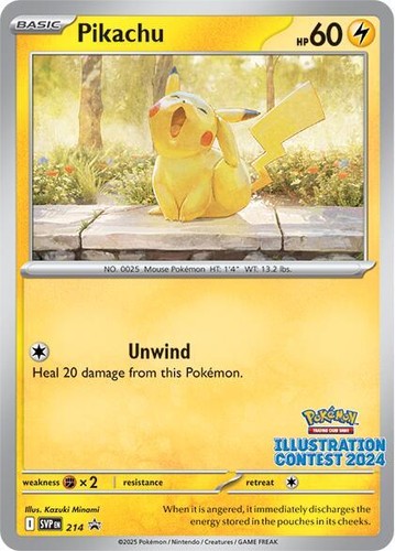 Pikachu 291/SV-P PROMO Pokemon Card 2025 Gym Event Japanese