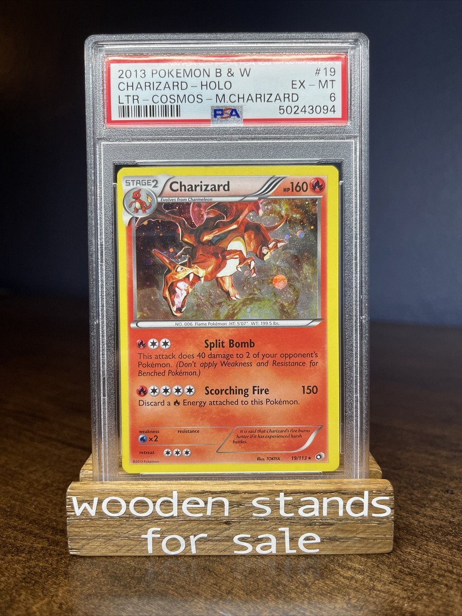 PSA 6 EX-MT Charizard 19/113 Holo Black & White Legendary