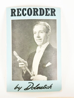 Vintage Dolmetsch recorder Dolonite Treble BS3499 Part 2A With Box