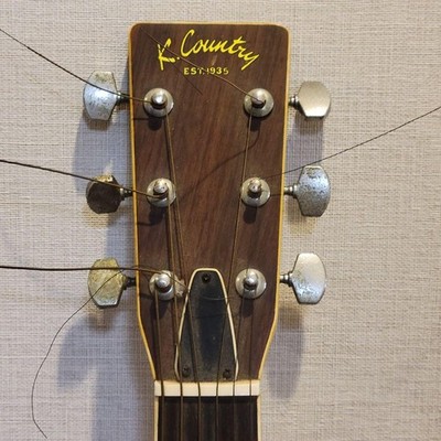 Acoustic Guitar K.Country D-150 Natural Made in Nagoya Japan | eBay
