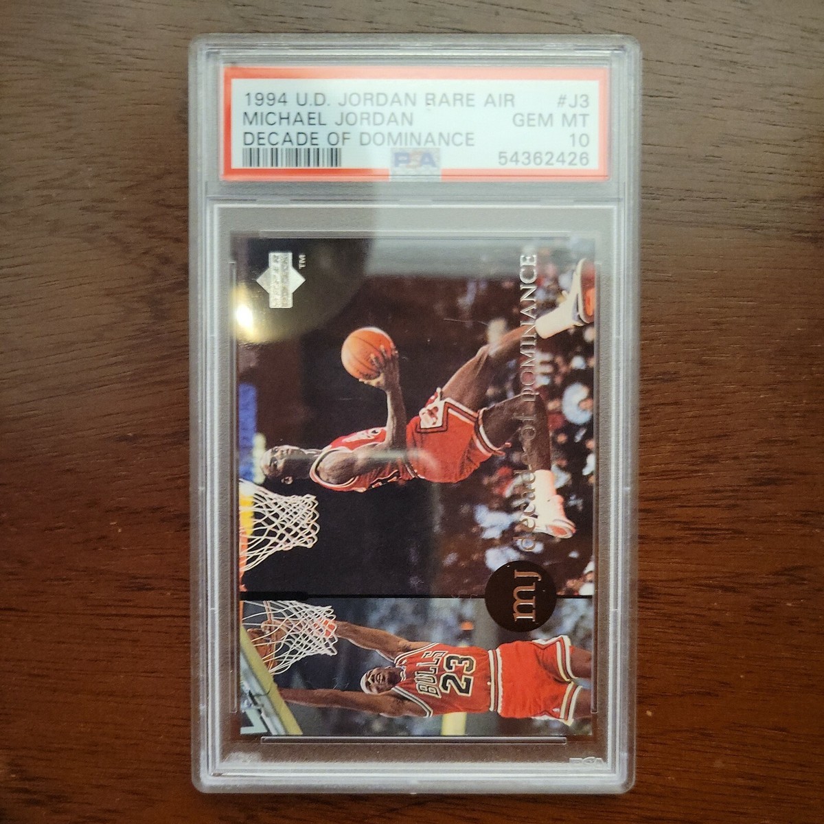 1994 Upper Deck Rare Air Decade of Dominance #J3 Michael Jordan