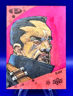 2021 Upper Deck Marvel Premier BLADE Sketch Card 1/1 James Dickson