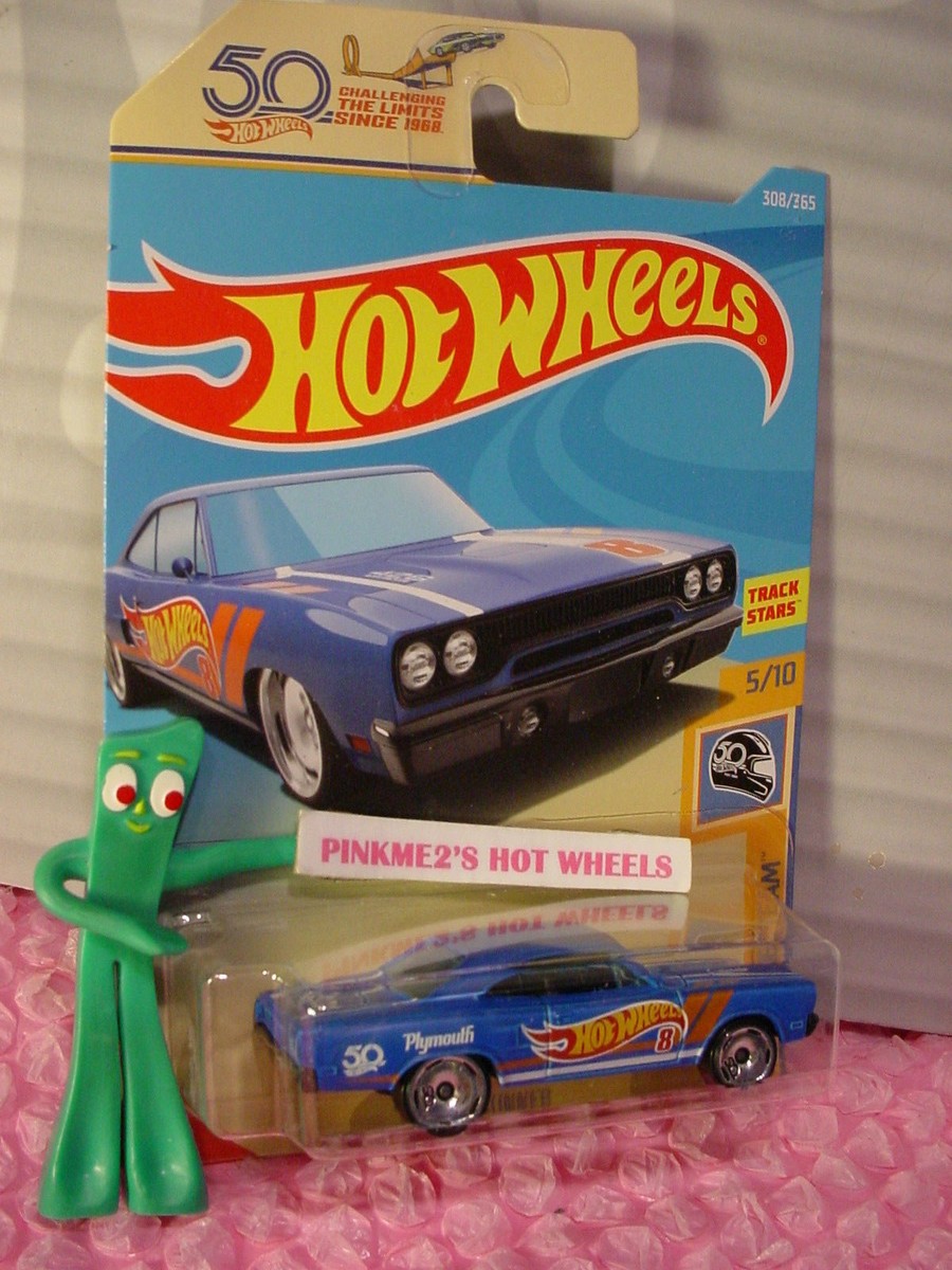 2018 i Hot Wheels '70 ROAD RUNNER #308✰blue;orange✰50TH RACE