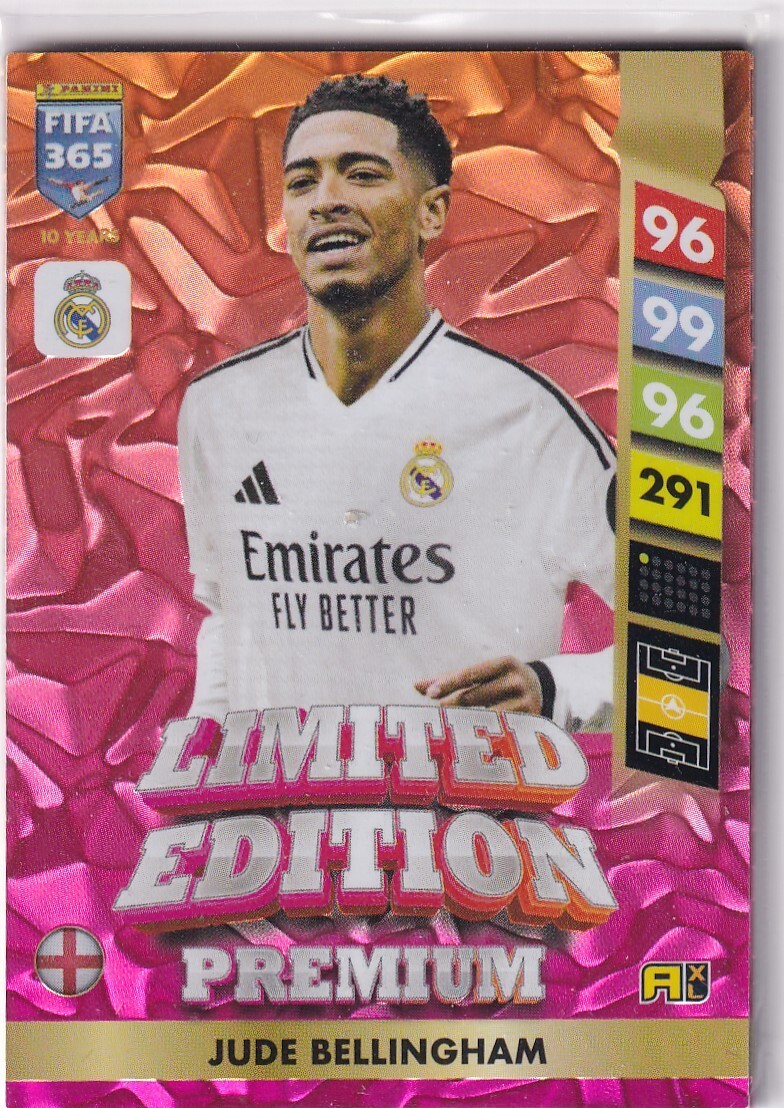 Panini Adrenalyn XL FIFA 365 2025 No. Jude Bellingham Premium