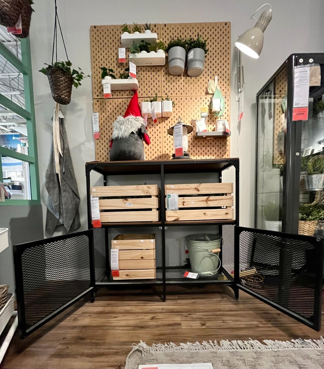 Brand New IKEA FJALLBO Shelf Unit Black 100x95 cm (39 3/8x37 3/8