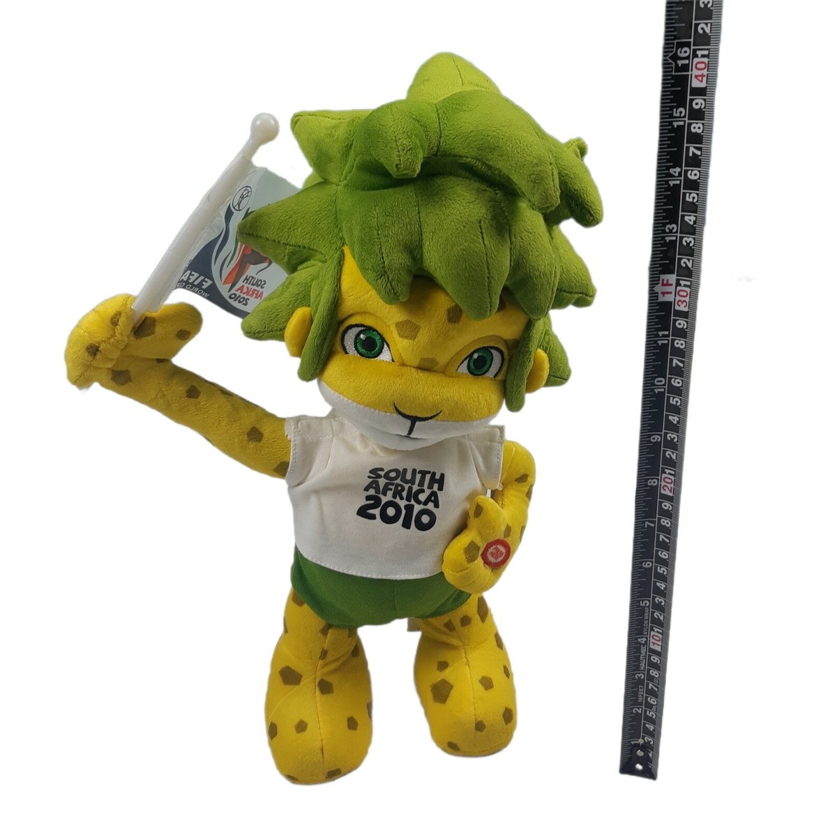 Fifa World Cup 2010 South Africa Mascot Zakumi Singing Plush Toy