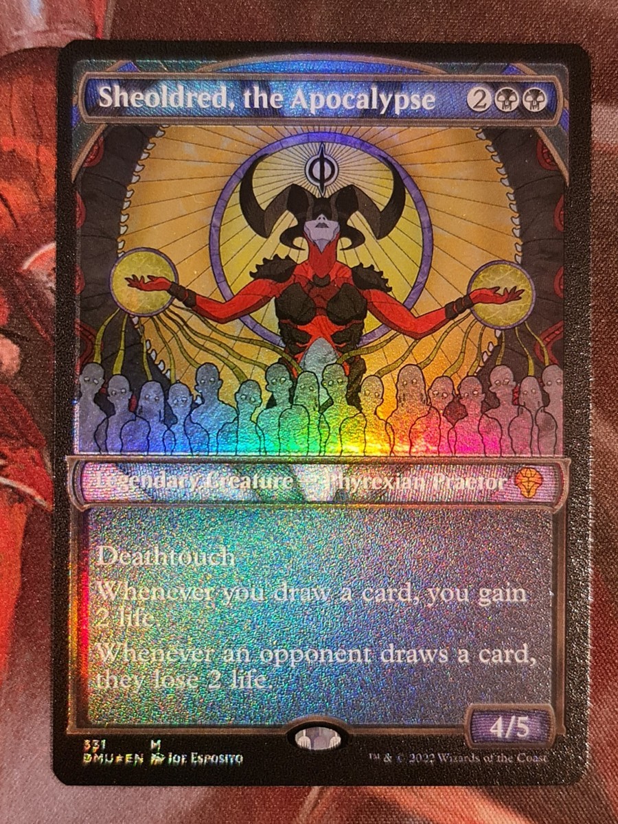 MTG Textured Foil Showcase #331 - Sheoldred, the Apocalypse - DMU