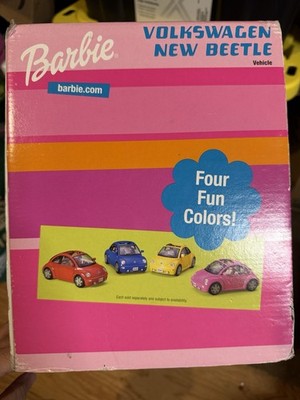 2000 Barbie VOLKSWAGEN Beetle Yellow VW Bug Mattel 27589 for sale