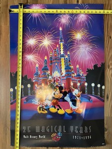 Disney World 25th Anniversary Poster | eBay