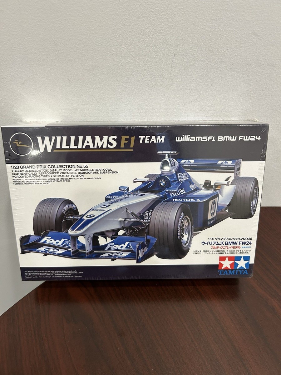 Tamiya Williams F1 Team BMW FW24 Grand Prix 1/20 Scale FACTORY