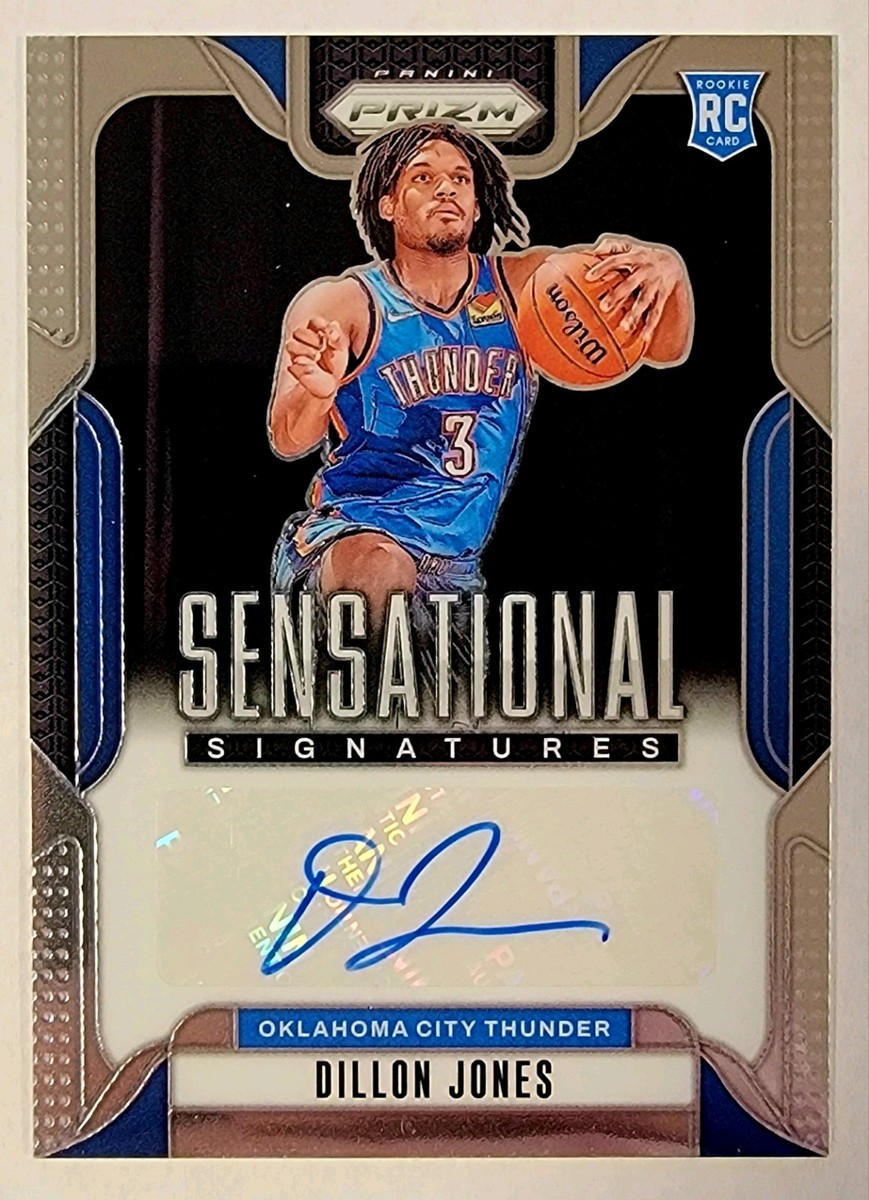 Dillon Jones 2024-25 Panini Prizm Auto Sensational Signatures RC