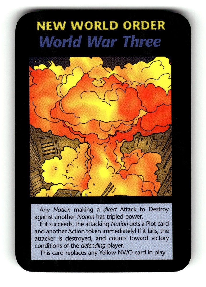NWO: World War Three Card Base Set INWO Illuminati New World Order