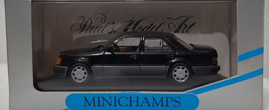 Mercedes-Benz E-Class 500 E W124 V8 1990 Blue Black 1:43
