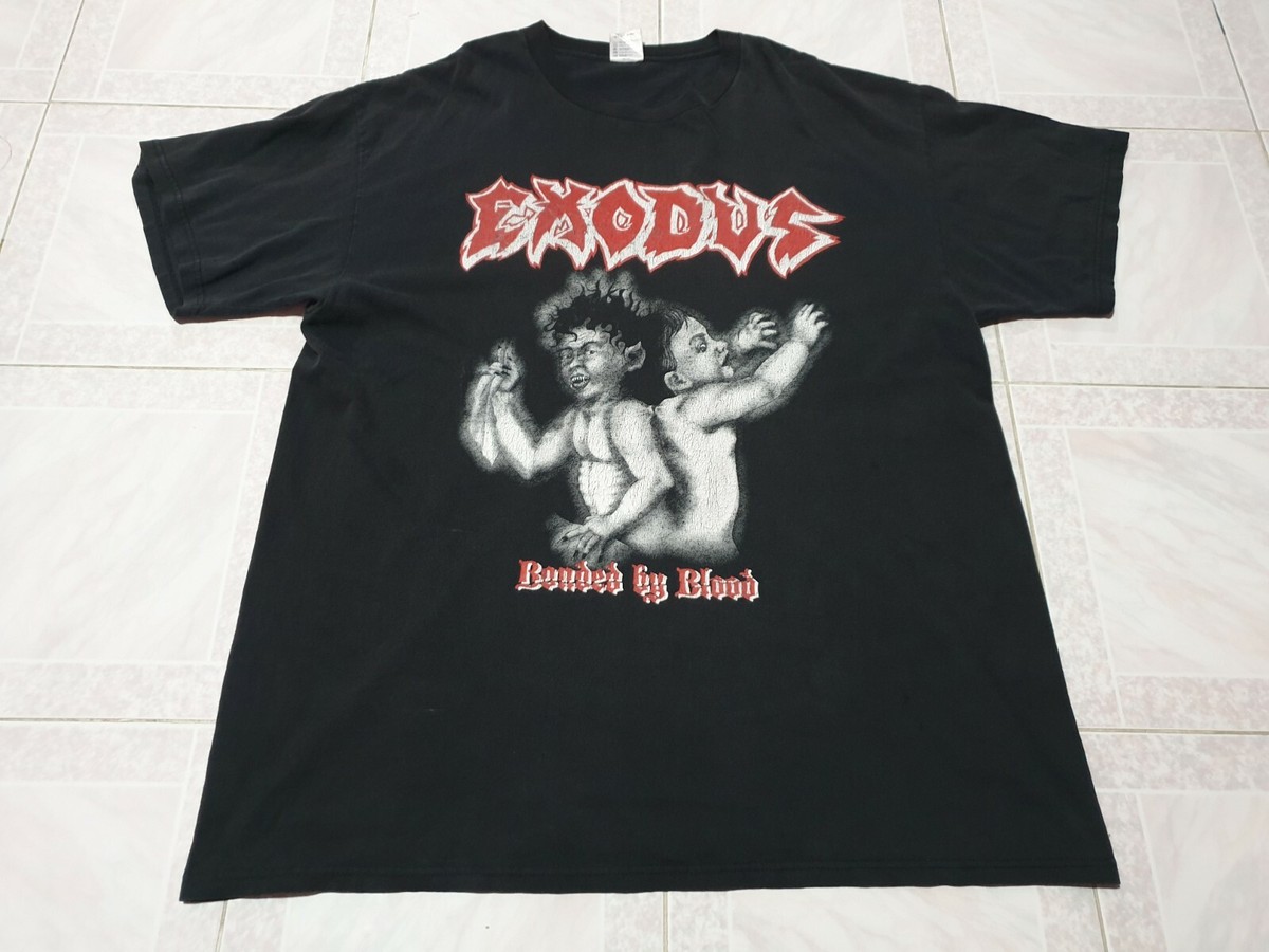 Rare vintage 90s Exodus Bonded by Blood T-Shirt - XL -Thrash Metal