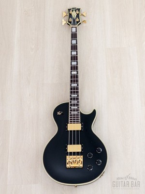 1992 Greco EGB-100 Custom Black Beauty Vintage Short Scale Bass