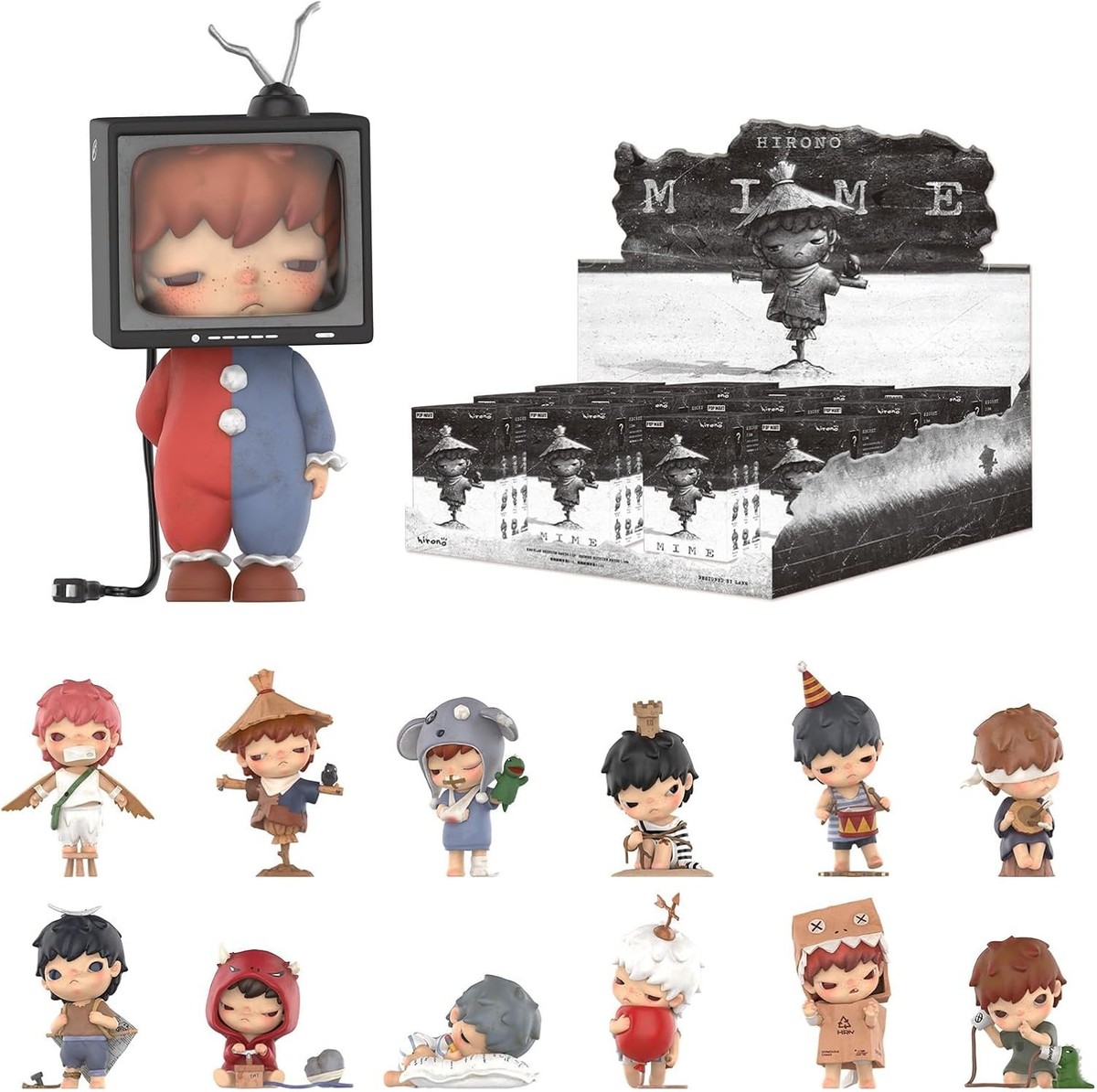 POP MART x Hirono Mime series dolls and toys confirmed unboxed