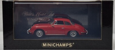 9) Porsche 356 B Hardtop-Coupé Red 1961 1:43 Minichamps 400064320