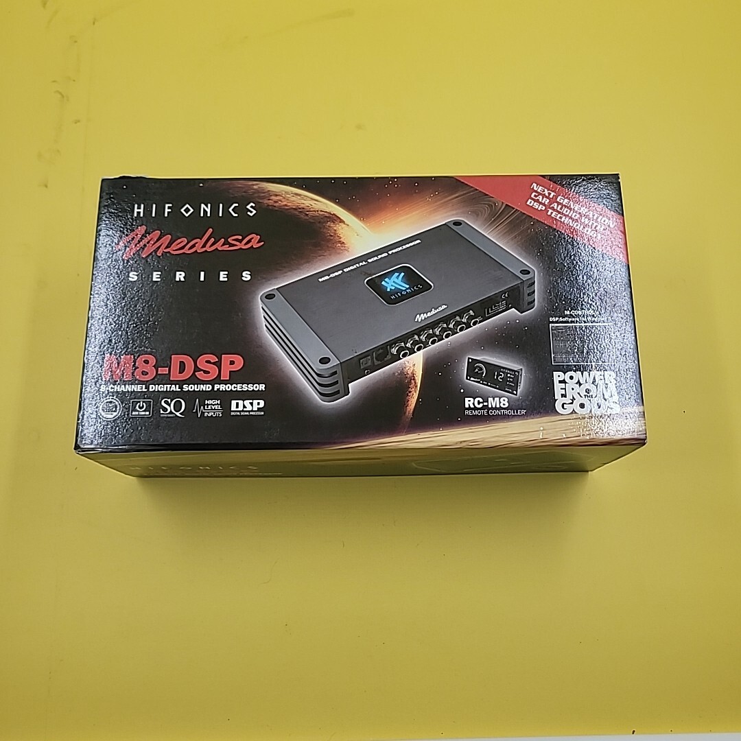 Hifonics Medusa M8-DSp 8-channel DSP processor with remote knob