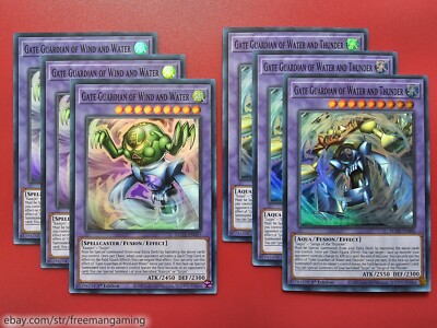 Yugioh Gate Guardian Deck 52 Cards Combined Thunder Wind Water