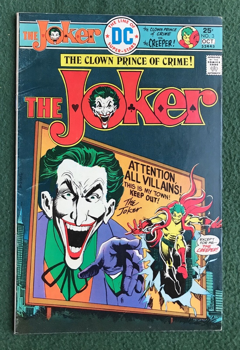 The JOKER #3 DC Comics Bronze Age The Creeper vg- | eBay