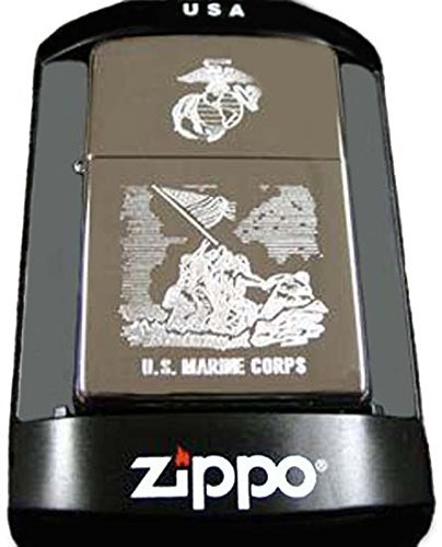 Marine Corps Military WWII Series Iwo Jima Zippo Lighter Semper Fi